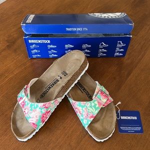 Floral Madrid Birkenstock sandals NWT